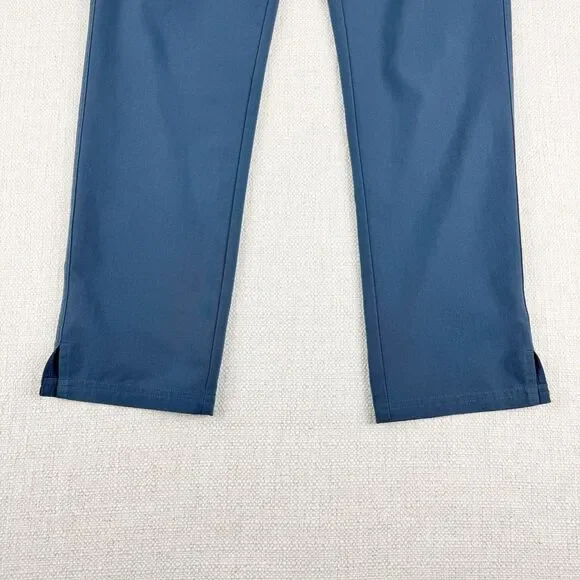 FIGS Yola Yoga Waistband Scrub Pants Womens Small Blue Dark Harbor W22SW2023 - Picture 9 of 16